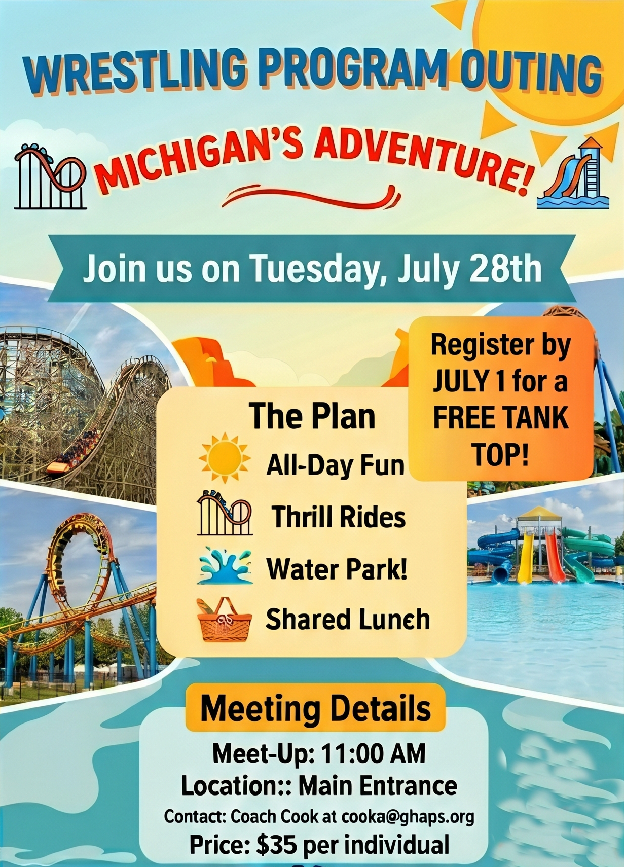 Outing Event Details Flyer